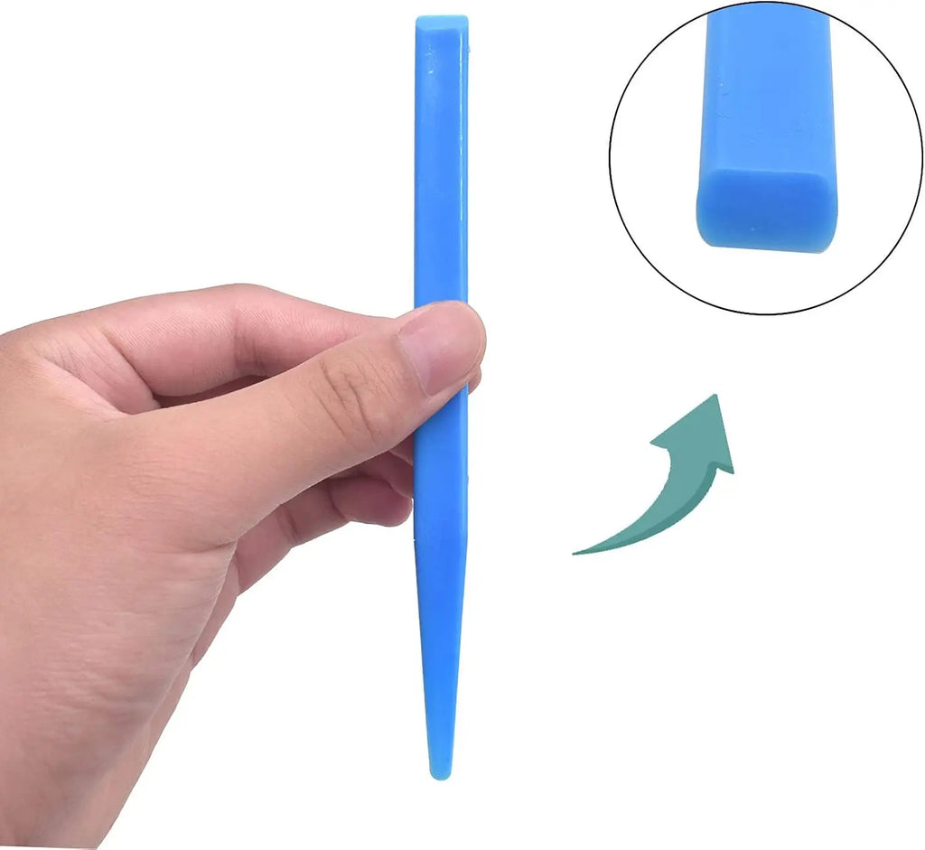 10 Pcs Dental Plastic Spatulas Mixing Spatula for Impression Material Alginate Plaster Mixing Tools Blue Dentistry Tools