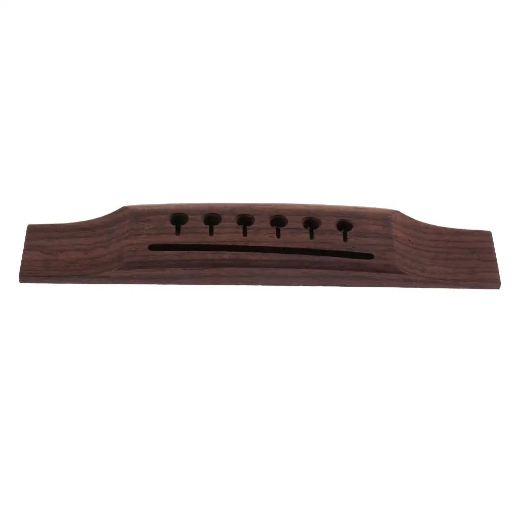 Wood Acoustic Guitar Bridge 6 String Saddle Rosewood Accessory for Classic Folk Guitar Construction Tools