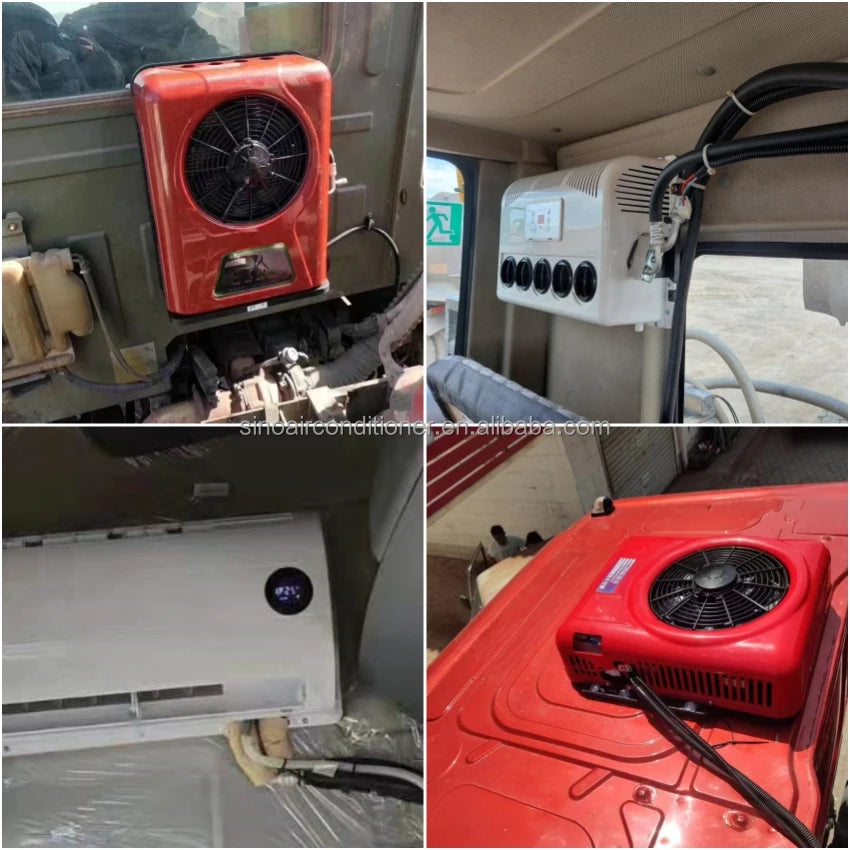 Dc Rv Camper A/c Car 24v Air Conditioning 12V Truck 12 Volt Ac Aire Acondicionado Car Truck Air Condition 12V