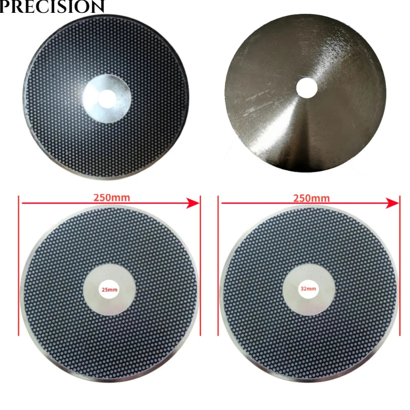 NEW Dental Diamond Disc Trimming Plaster Model on Model Cleaning Work Diameter 250mm (10 Inch) Inner 25mm/32mm Dentist Lab Tool