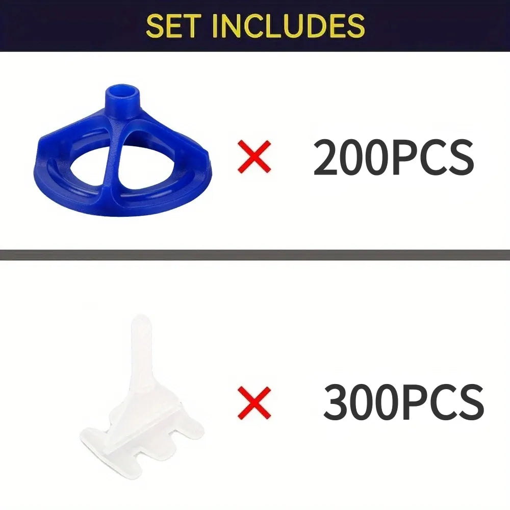 Professional Ceramic Tile Leveling System Clips Spacers Straps Spiral Wadge for Tile Laying Wall Floor Fixing Construction Tools