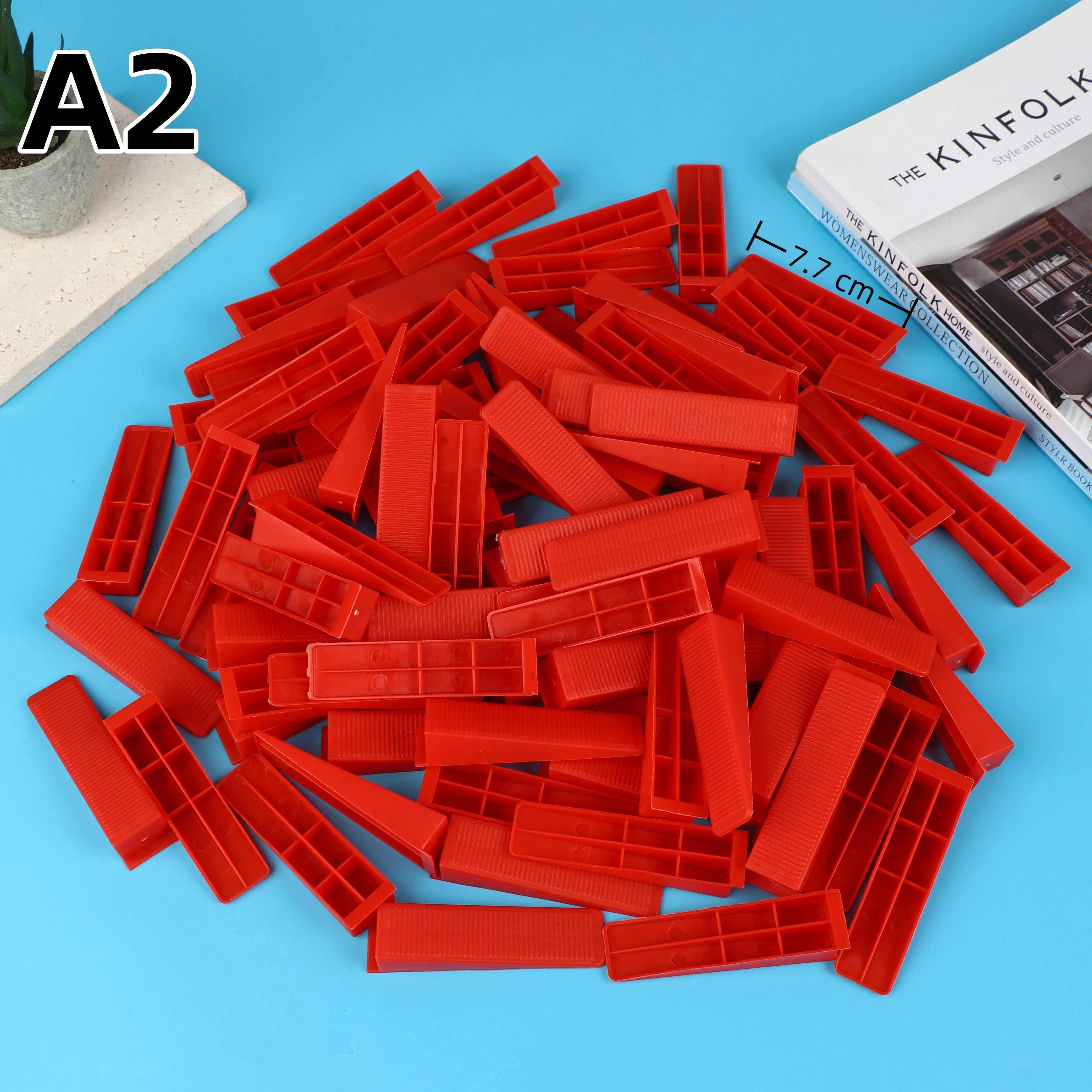 100Pcs Ceramic Tile Spacers Clips - 1.0/2.0/3.0MM Tile Leveling System For Floor Wall Tile Laying Construction Tools
