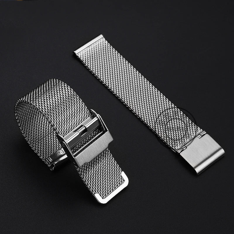 For Casio Moon phase square Stainless Steel Watch Strap MTP-M300 M305 MTP-1375 1374 Milan Mesh Men‘s 20mm 22mm Woman Bracelet