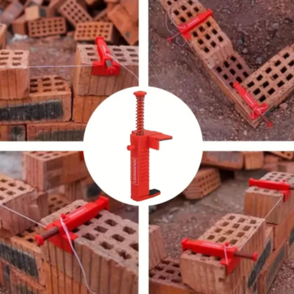 Bricklaying Tool Wire Frame Brick Liner Runner Construction Fixture for Wall Builder Building Measurement