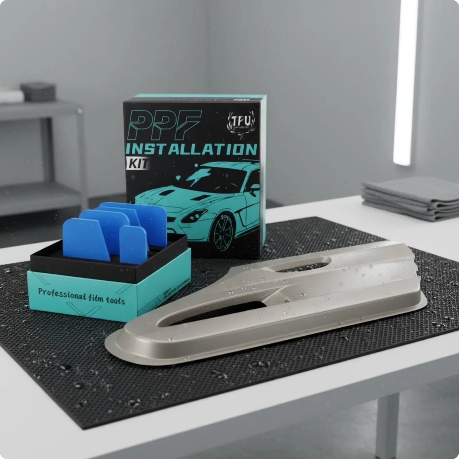 TPU Film Squeegee Soft Border PPF Installation Tool Kit Paint Protection Film Tool Set Flexible Tint Scraper Set Easy to Use