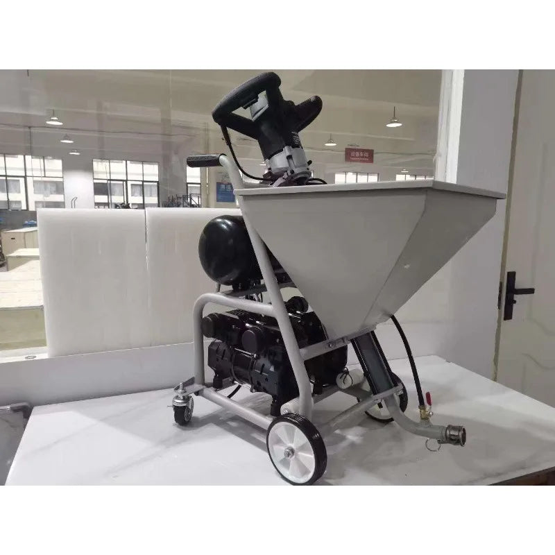 Construction Tools High Pressure Cement Grouting Spraying Plaster Machine Waterproof Grout Injection Pump with Air Compressor