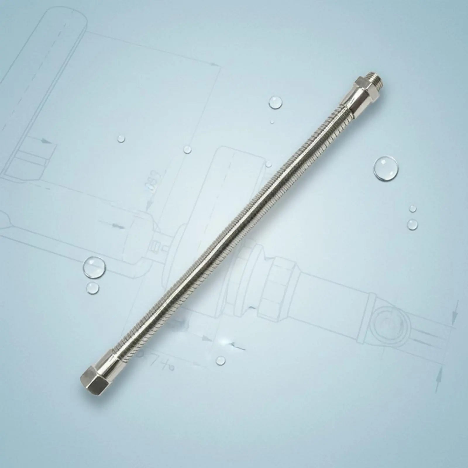 Wide Air Blade Nozzle All Metal Construction Adjustable Air Nozzle Industrial Tool Rust Resistant for Factory, Workshop