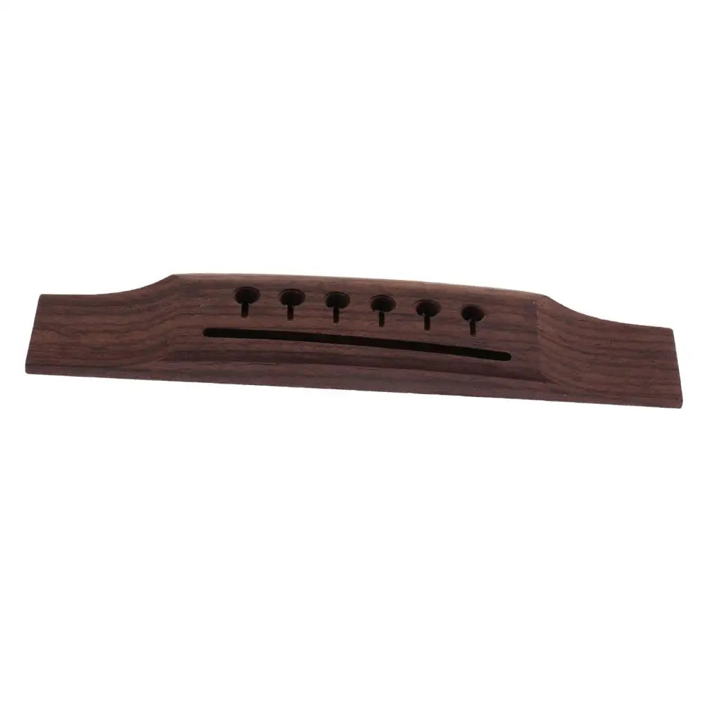 Wood Acoustic Guitar Bridge 6 String Saddle Rosewood Accessory for Classic Folk Guitar Construction Tools