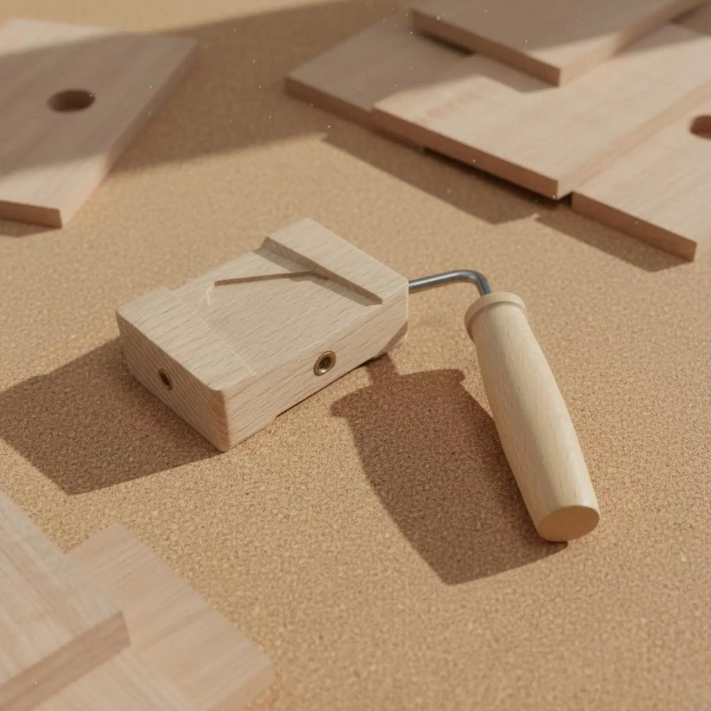 Viola Bridge Fitting Tool Wooden Construction Violin Bridge Fitting Tool for Luthiers
