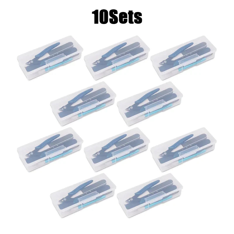 Complete Gunpla Model Tool Kit Essential Assembly Tools for Gundam Model Building with Professional Grade Supplies