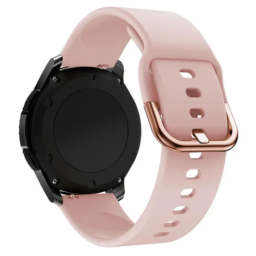 20mm/22mm Silicone band For Amazfit GTS/2/2e/3/4 GTS2 Mini/GTR 4/3/Pro/47mm/GTR2/2e/stratos 2/3 Bracelet Amazfit bip Watch strap