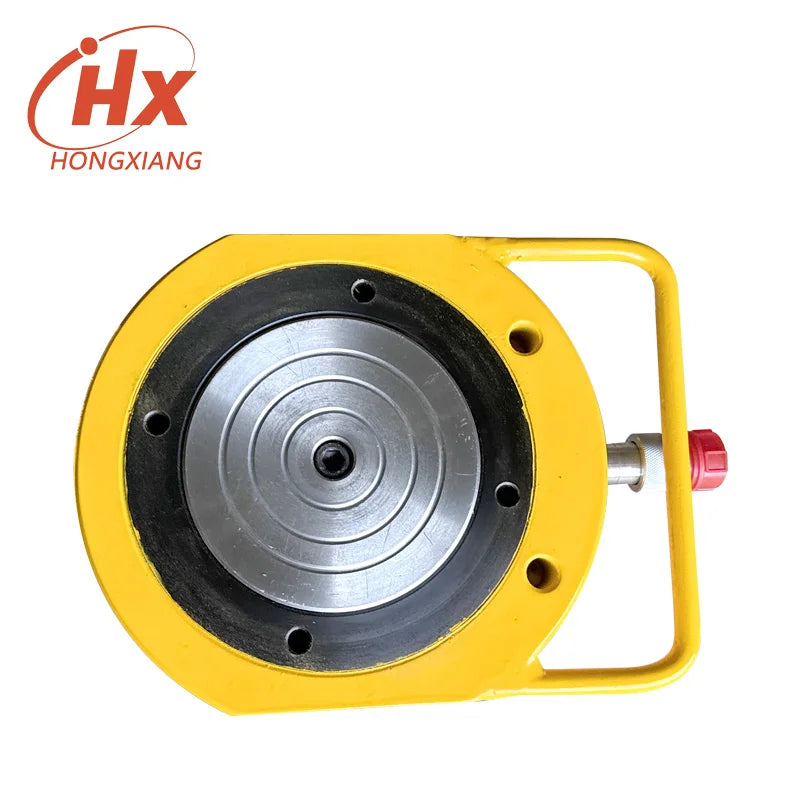 Ultra Low Height Flat Hydraulic Jack Cylinder High Pressure Lifting Tool for Bridge Construction Building Jacking Maintenance Wo