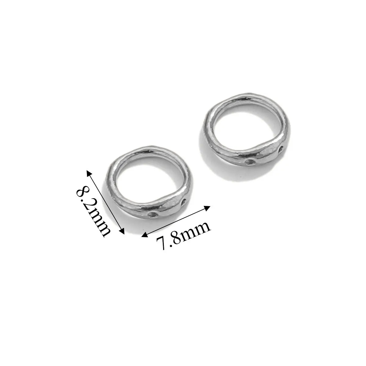 20pcs Stainless Steel Clasps End Connectors Hooks for Beading Supplies DIY Pearl Bracelet Necklace Jewelry Making Accessories