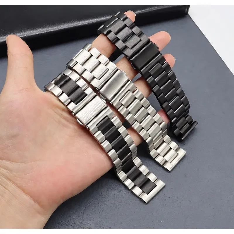 20mm/22mm Milanese band For Amazfit GTS/4/2/2e/3/GTS2 Mini/GTR2/4/3/Pro stratos Metal stainless steel Bracelet Amazfit bip strap