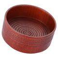 Wooden Shaving Bowl Portable Men Shave Supply Ergonomic Design Spacious Interior Durable Construction Shaving Tool