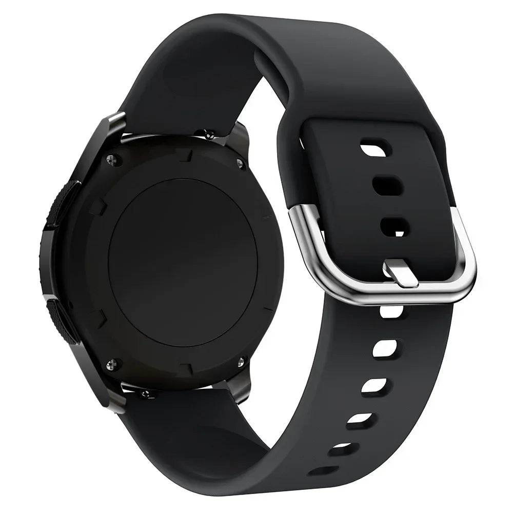 20mm/22mm Silicone band For Amazfit GTS/2/2e/3/4 GTS2 Mini/GTR 4/3/Pro/47mm/GTR2/2e/stratos 2/3 Bracelet Amazfit bip Watch strap