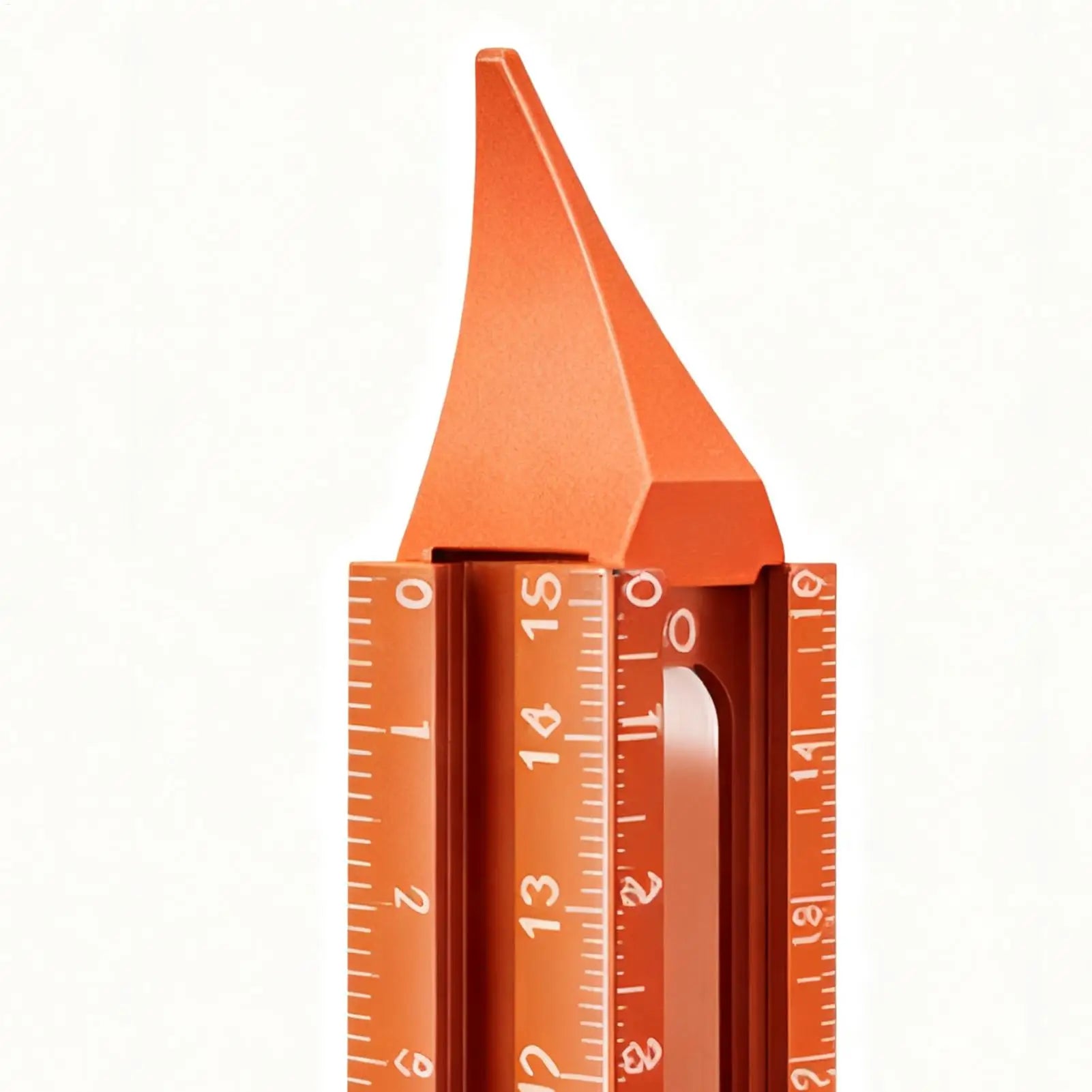 Wood Marking Tool 4-Sided Magnetic Base Gauge Metal Precision Ruler For Carpenter Carpentry Construction Miter Cutting Working