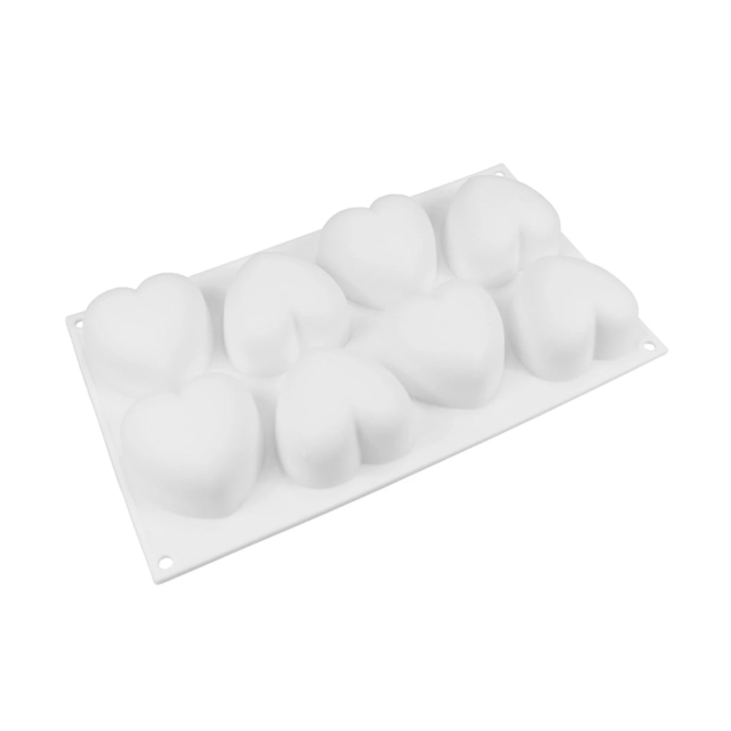 Love Heart Silicone Soap Mold Handmade Candle Making Kit Diy Chocolate Ice Soap Plaster Resin Cake Decoration Baking Tools