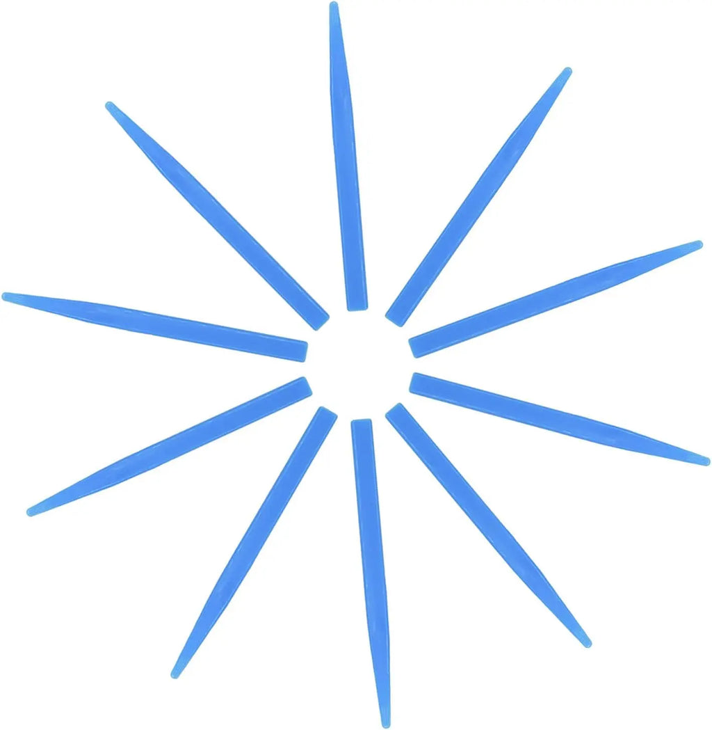 10 Pcs Dental Plastic Spatulas Mixing Spatula for Impression Material Alginate Plaster Mixing Tools Blue Dentistry Tools