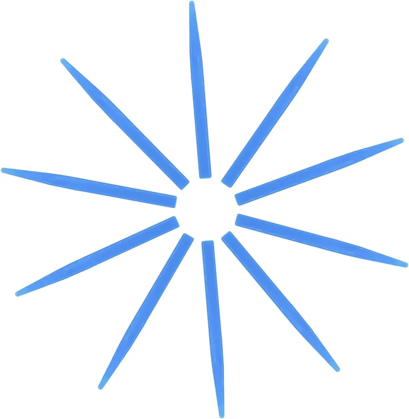 10 Pcs Dental Plastic Spatulas Mixing Spatula for Impression Material Alginate Plaster Mixing Tools Blue Dentistry Tools