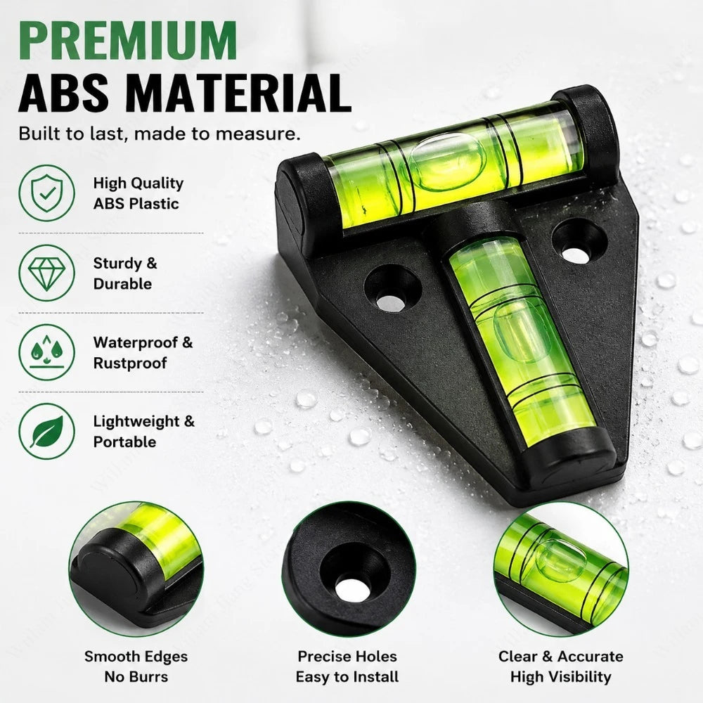 3/5/10PCS Spirit Level T Type Tile Leveling Tool Precision Measuring Accessory for Indoor Outdoor Construction Tile Laying Work