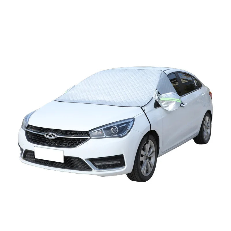 Sunshade and sun visor for car snow and frost protection