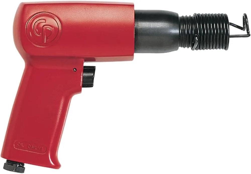 Air Hammer, 0.401" Round Shank, 3000 BPM, 2.64" Stroke, Pneumatic Tool for Welding & Construction