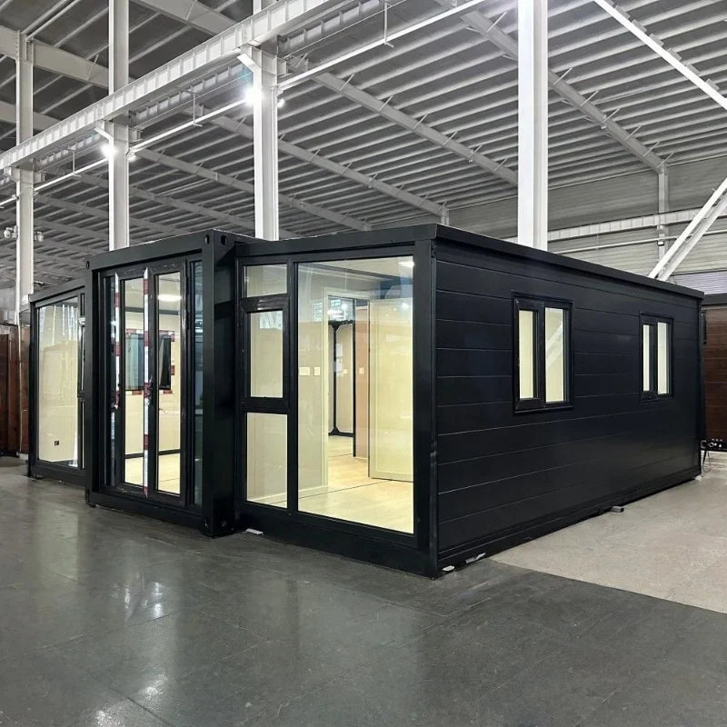 20-40 Foot Expandable Container House Prefabricated 40FT Modular Home with 3 Bedroom Plans