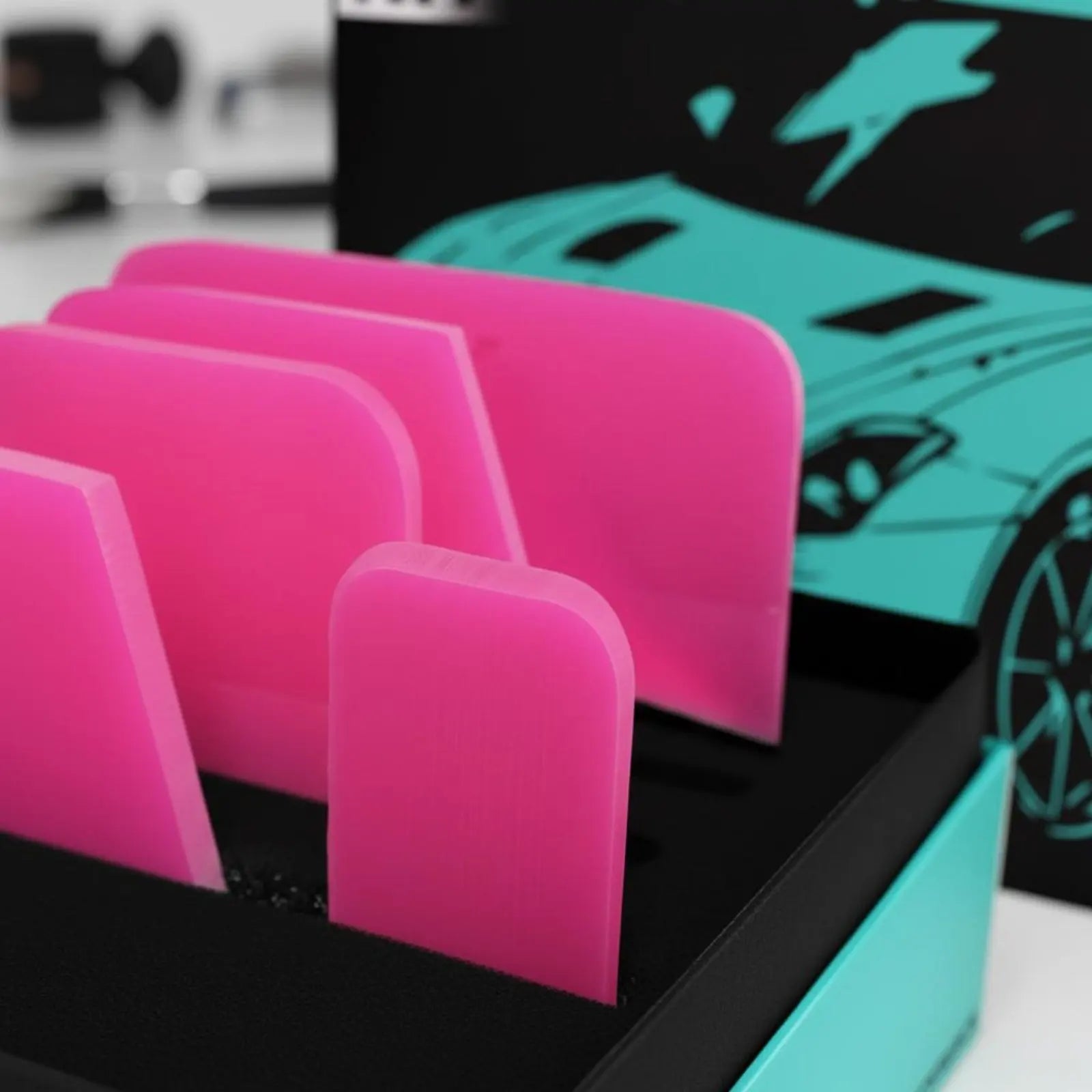 TPU Film Squeegee Soft Border PPF Installation Tool Kit Paint Protection Film Tool Set Flexible Tint Scraper Set Easy to Use