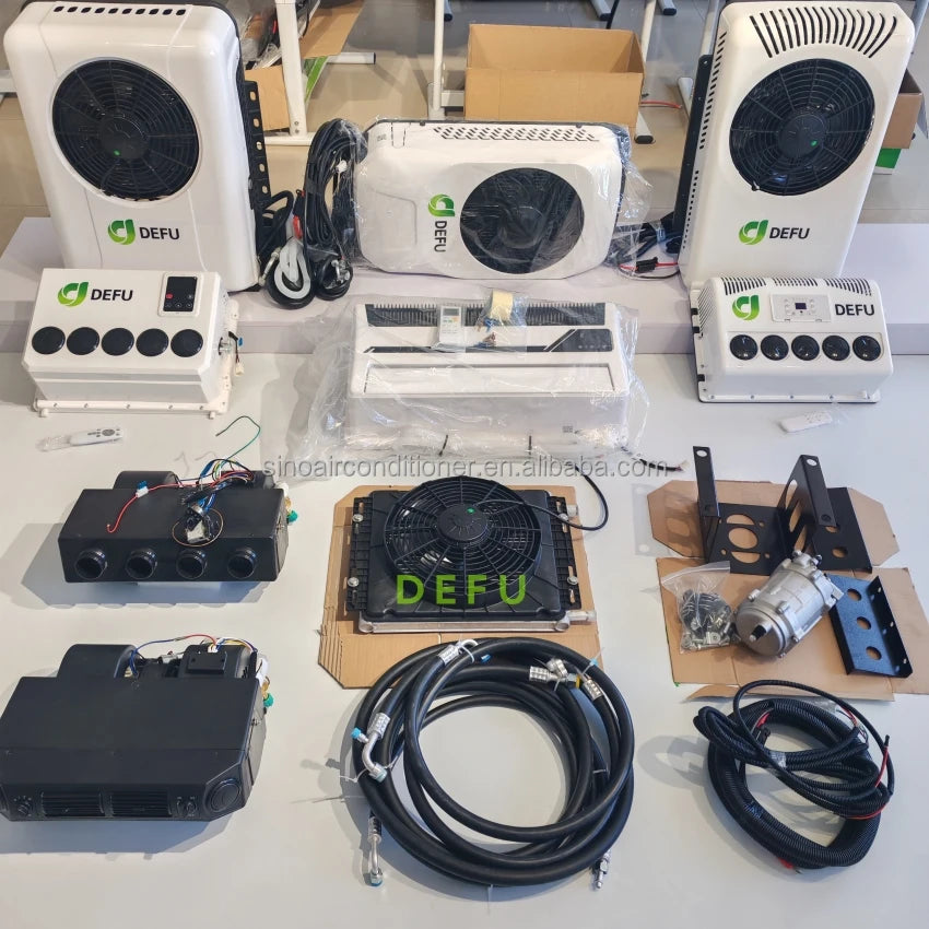 Dc Rv Camper A/c Car 24v Air Conditioning 12V Truck 12 Volt Ac Aire Acondicionado Car Truck Air Condition 12V