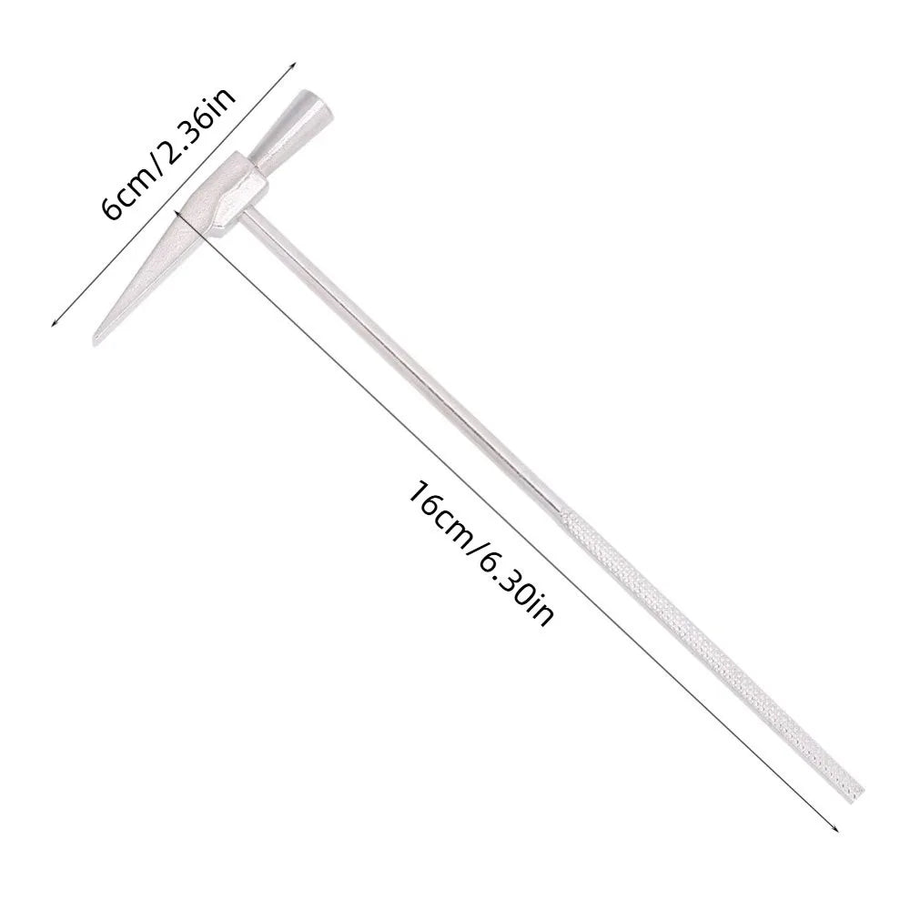 Metal Kalimba Tuning Hammer Strong Construction Instrument Tuning Accessory Tone Hammer Silver Thumb Piano Tuning Tool