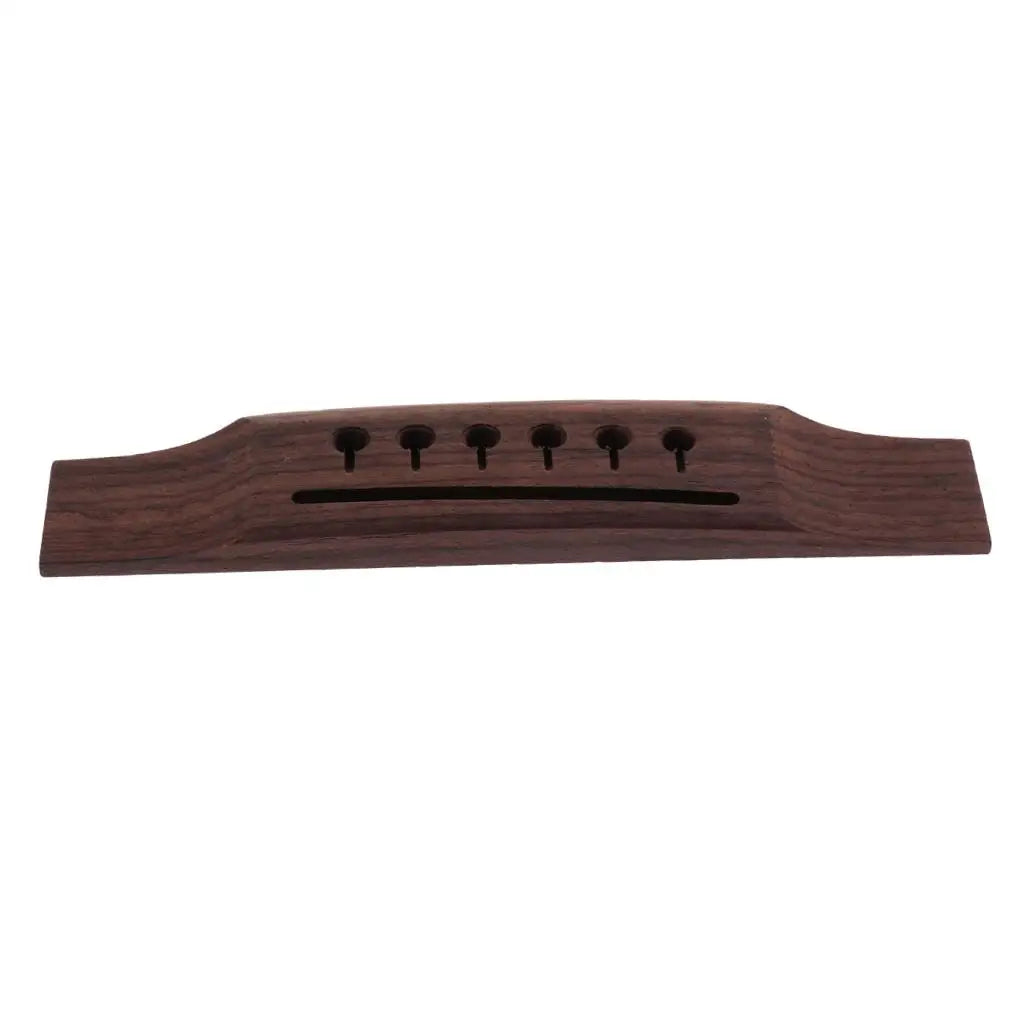 Wood Acoustic Guitar Bridge 6 String Saddle Rosewood Accessory for Classic Folk Guitar Construction Tools