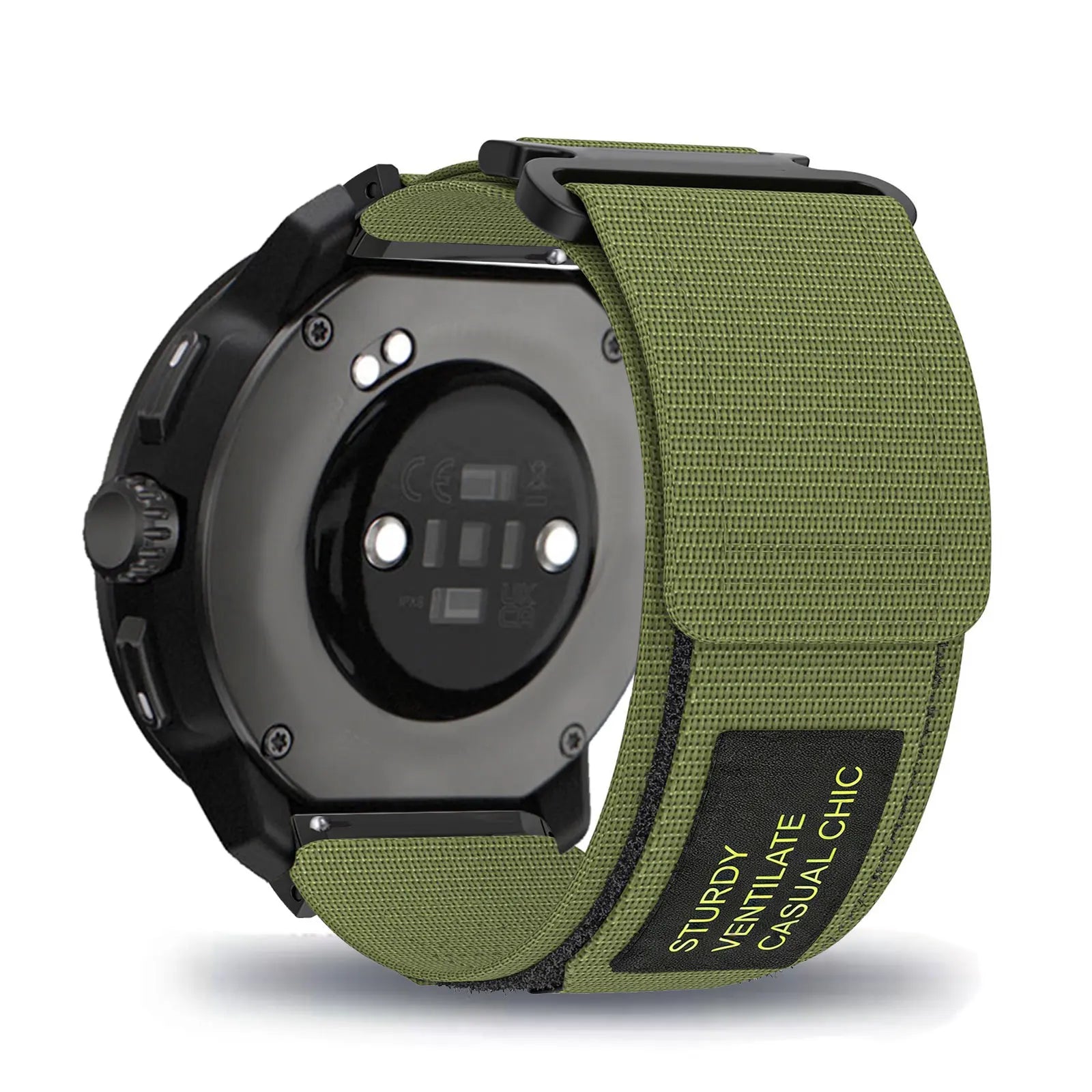 Nylon Velcro Bands for Suunto Race 2/Race/Race S/Run/Vertical/Vertical 2/9 Peak Pro/9 Peak/5 Peak Strap for Men and Women