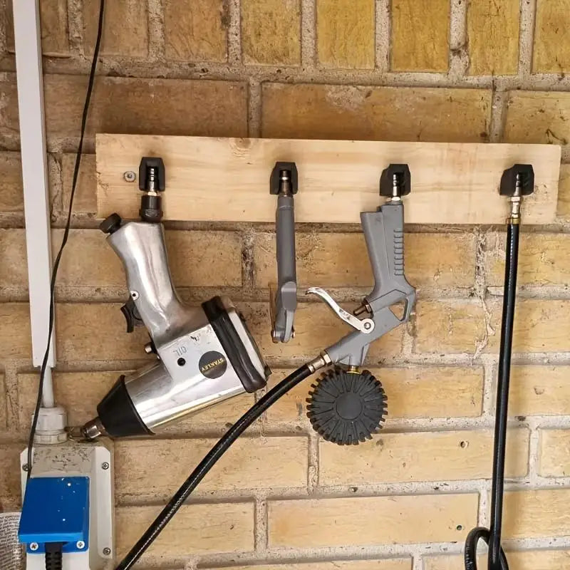 4Pcs/Set Pneumatic Tool Wall Mount Holder 3D Printed Air Tool Hanger Bracket For Garage Workshop Tool Storage Organizer