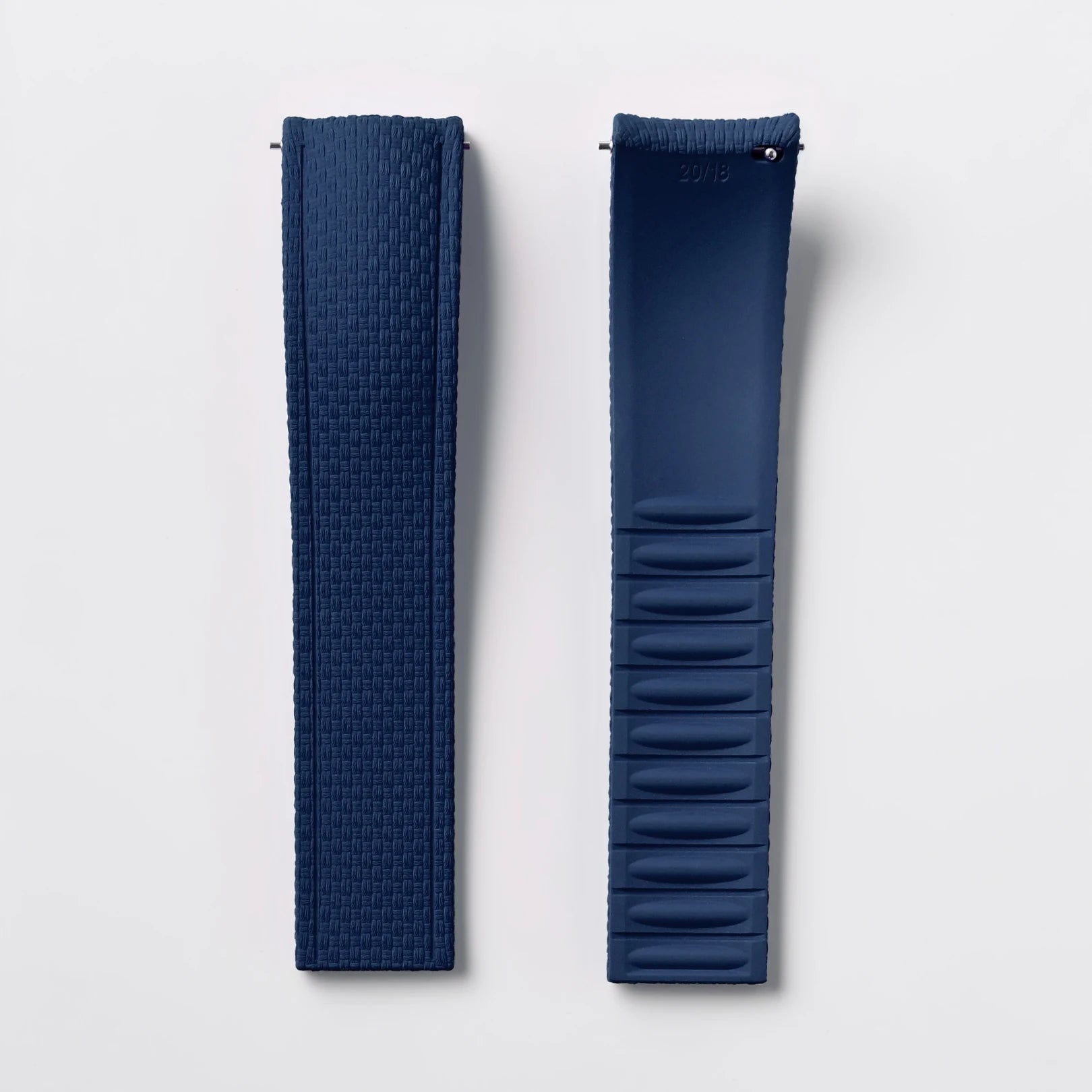 New CTS 18/19/20/21/22/24mm Curved FKM Rubber Quick Release Watch Strap Adjustable Man Women‘s Band Diving Universal Bracelet