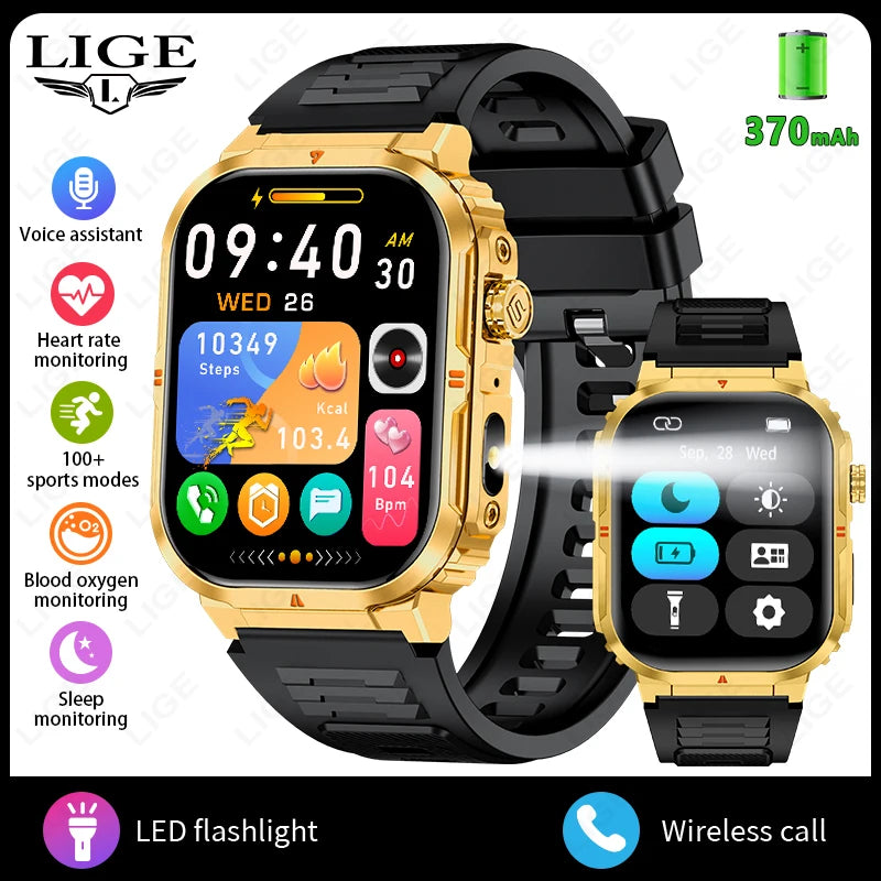 Men‘s Smart Watch 3ATM Waterproof Military Sport Fitness Women Smart Bracelet Blood Pressure Monitor Smartwatch Men Android iOS