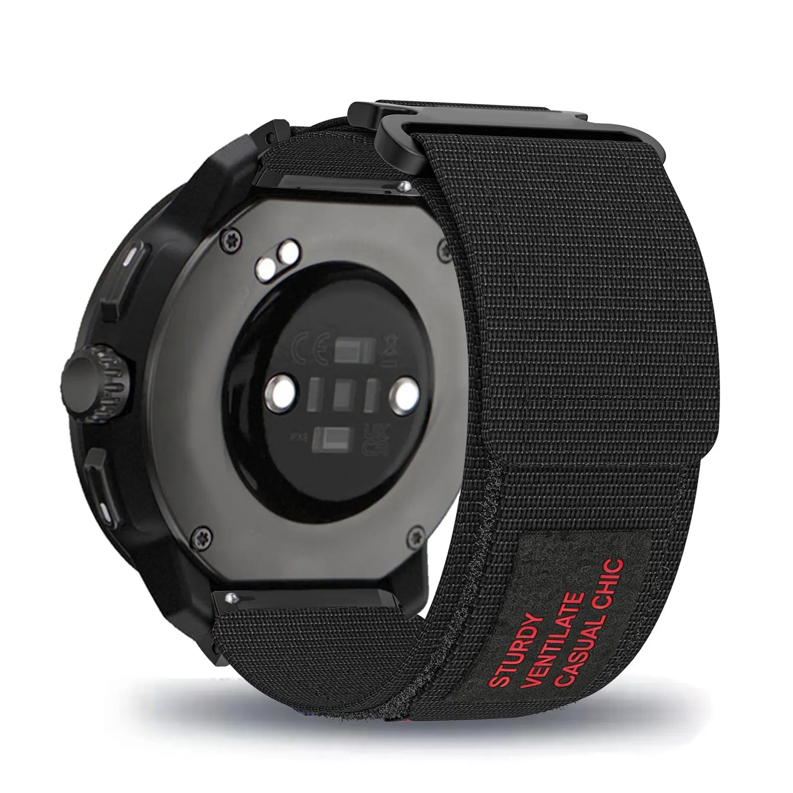 Nylon Velcro Bands for Suunto Race 2/Race/Race S/Run/Vertical/Vertical 2/9 Peak Pro/9 Peak/5 Peak Strap for Men and Women