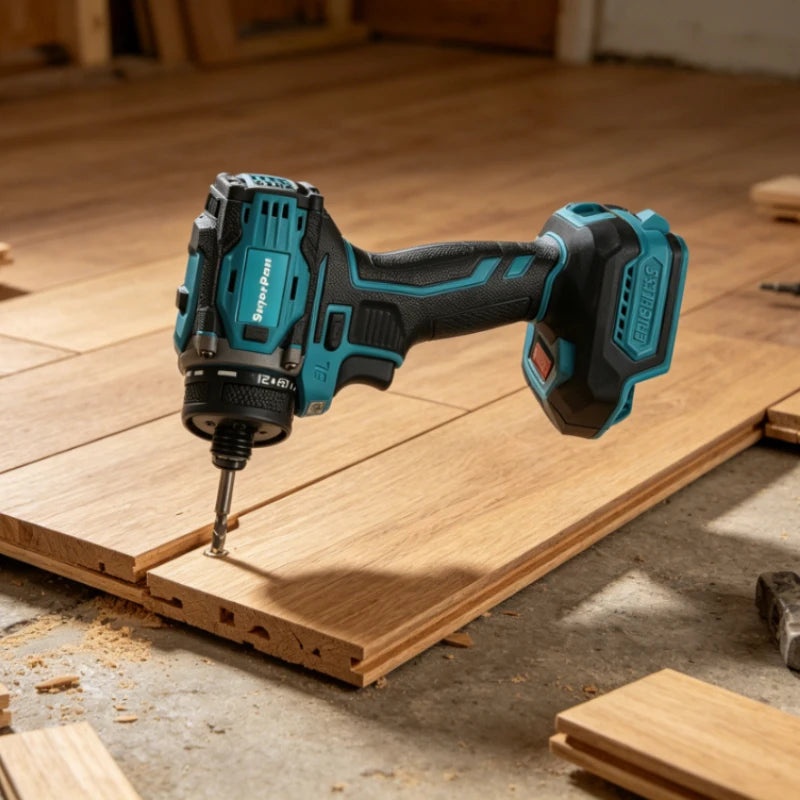 SuperPan 135N.m 0-3900IPM Brushless Cordless Impact Driver,Heavy-Duty Electric Screwdriver for Automotive&Construction,Bare Tool