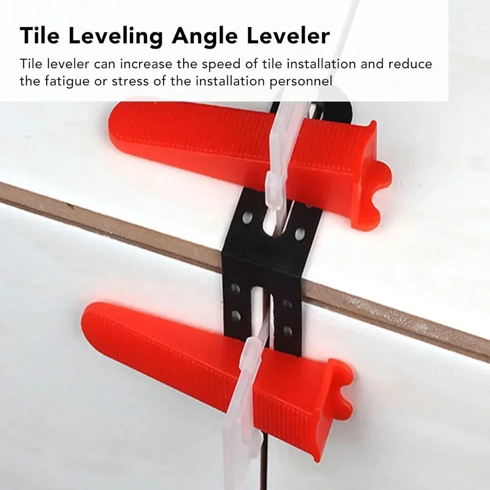 5/25/150Pcs Tile Leveling System Clips Male Angle Floor Wall Ceramic Leveler Spacers Locater Adjuster Laying Construction Tools