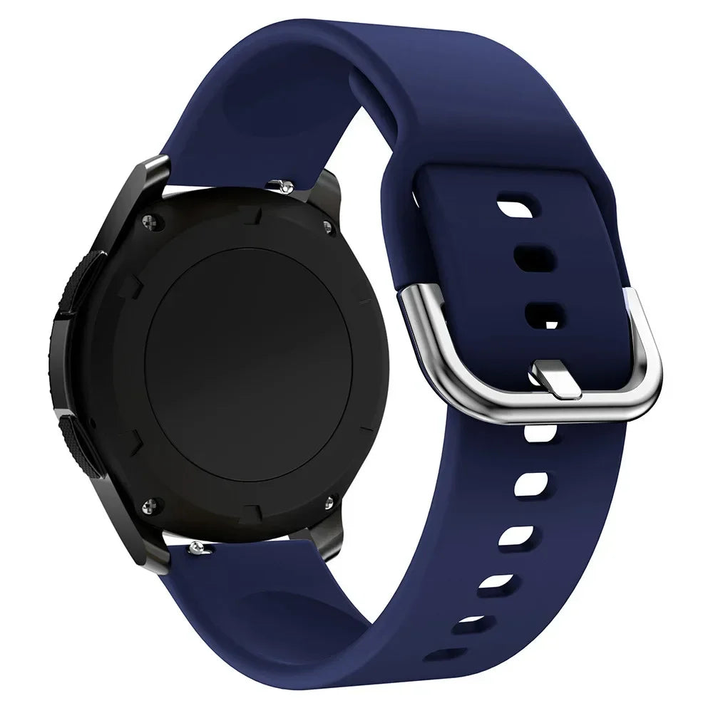 20mm/22mm Silicone band For Amazfit GTS/2/2e/3/4 GTS2 Mini/GTR 4/3/Pro/47mm/GTR2/2e/stratos 2/3 Bracelet Amazfit bip Watch strap