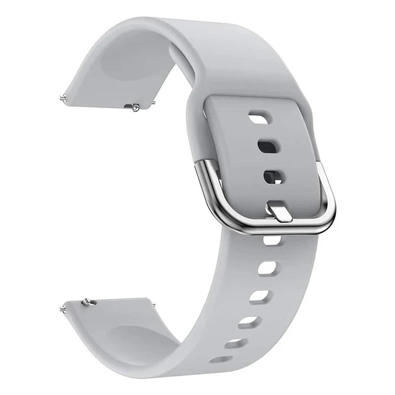 20mm/22mm Silicone band For Amazfit GTS/2/2e/3/4 GTS2 Mini/GTR 4/3/Pro/47mm/GTR2/2e/stratos 2/3 Bracelet Amazfit bip Watch strap