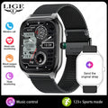 LIGE New 2.01” HD Smart Watch For Men Women Sports Fitness Heart Rate Monitoring Men’s Bracelet Bluetooth Call Ladies Smartwatch