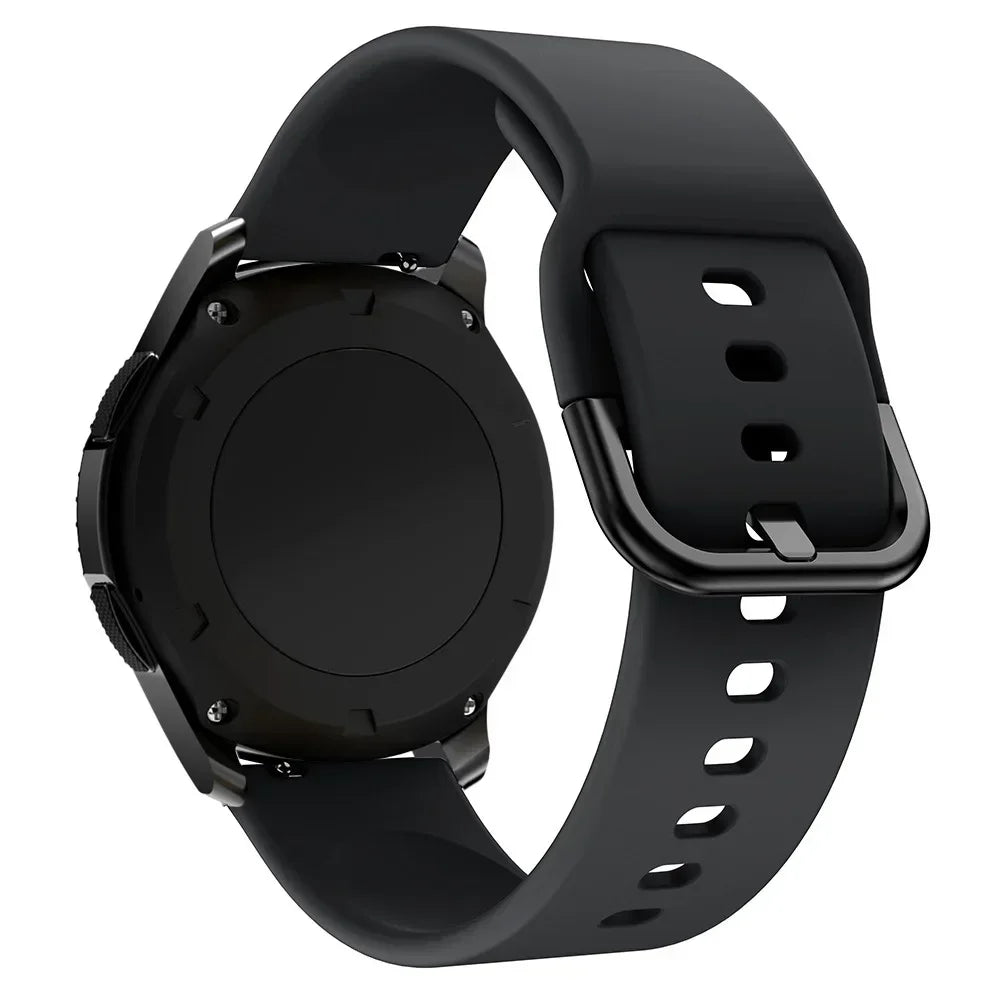 20mm/22mm Silicone band For Amazfit GTS/2/2e/3/4 GTS2 Mini/GTR 4/3/Pro/47mm/GTR2/2e/stratos 2/3 Bracelet Amazfit bip Watch strap