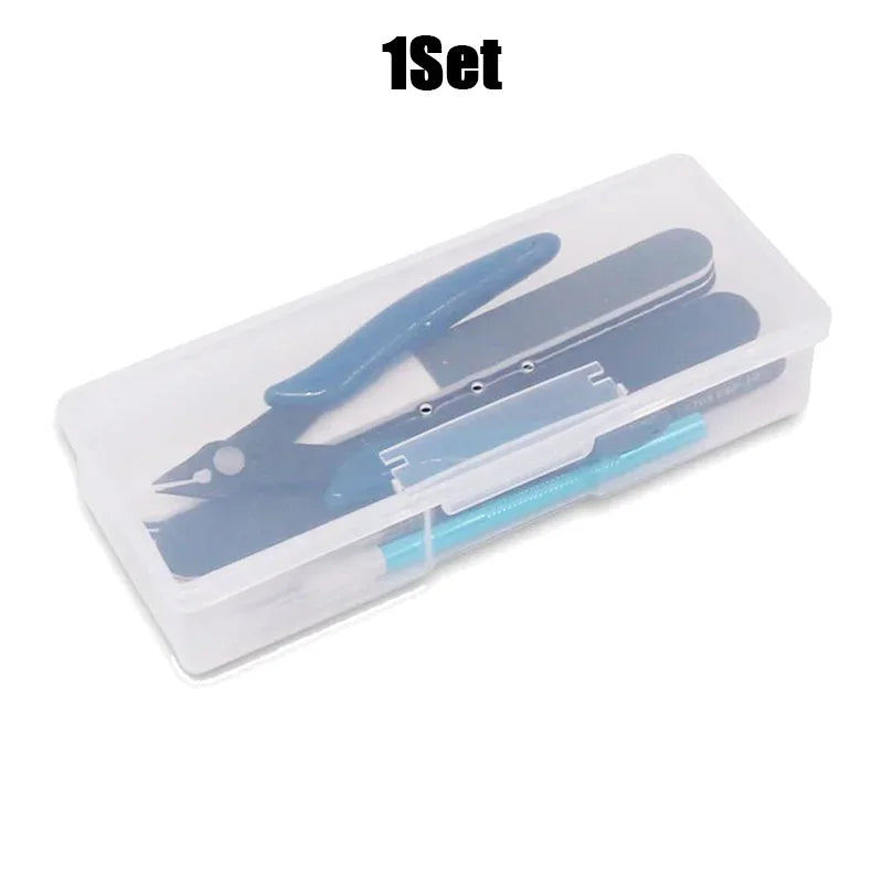 Complete Gunpla Model Tool Kit Essential Assembly Tools for Gundam Model Building with Professional Grade Supplies