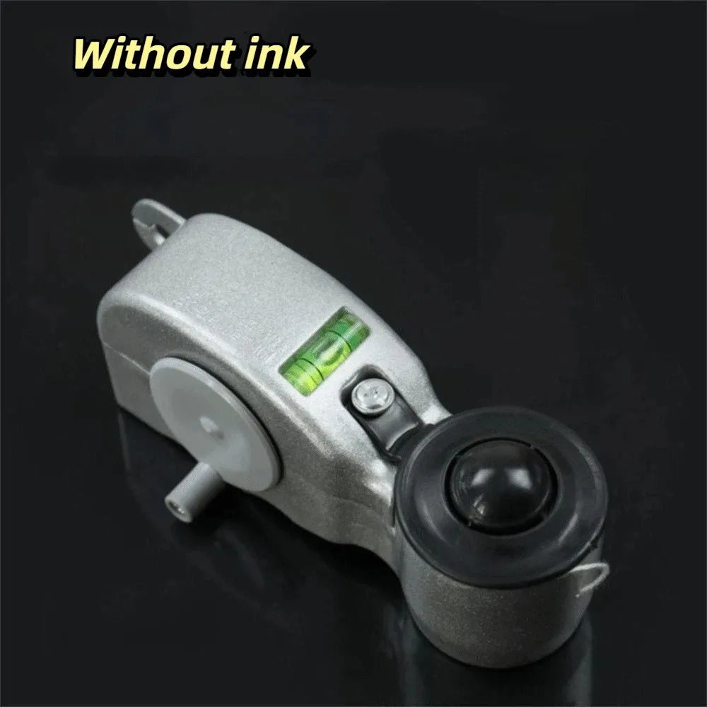 Aluminum Alloy Woodworking Ink Marker Hand Crank Design Premium Material Metal Marking Scribe Tool Sturdy Construction