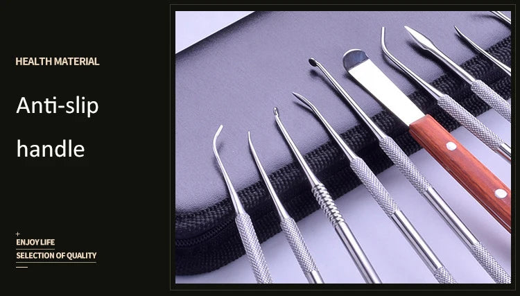 10pcs/Set Dental Spatulas Plaster Knife Practical Versatile Teeth Wax Carving Tool Set Dental Dentistry Instrument Tools