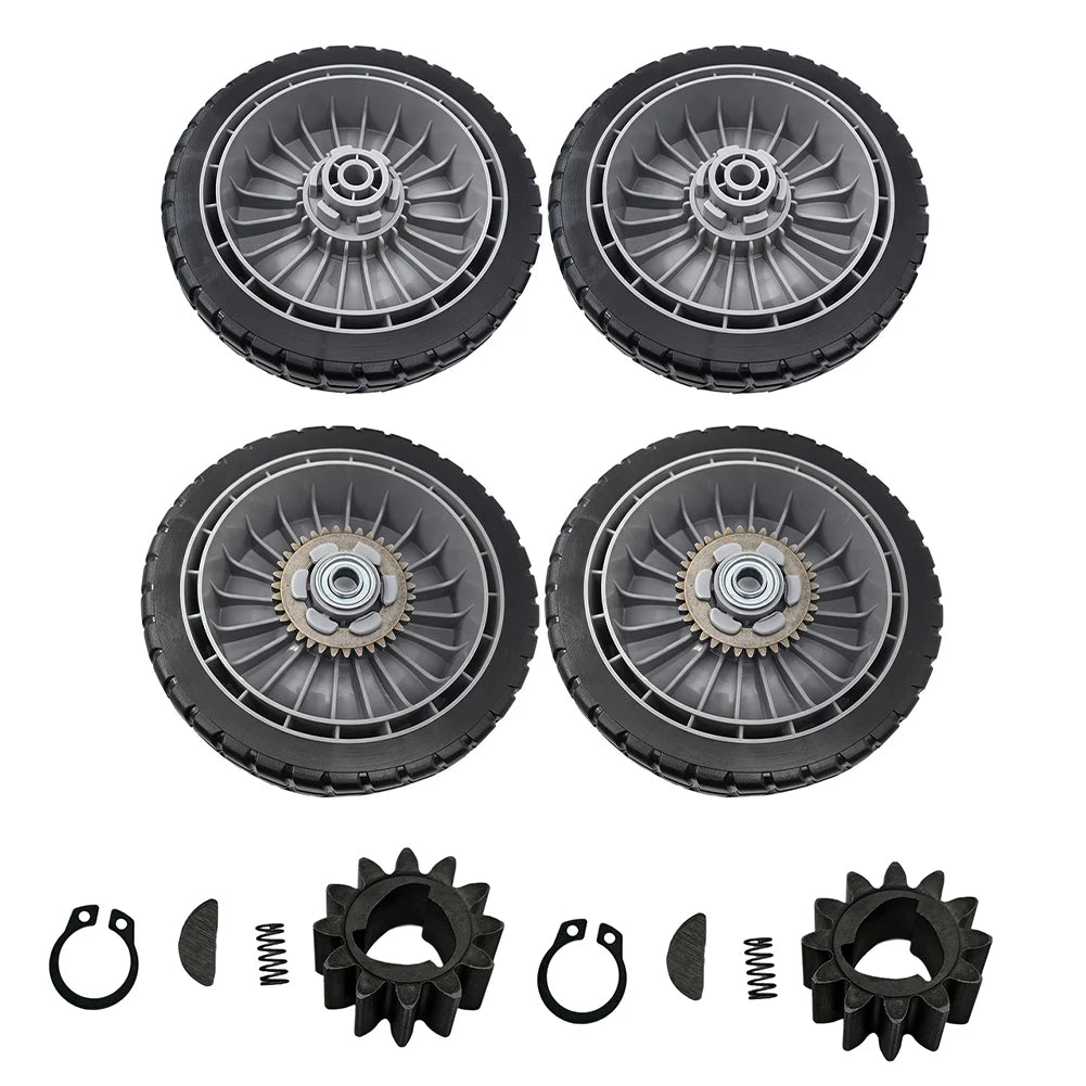 Lawn Care Tasks Bore 1 2 Inch Lawn Mower Wheels Compatible Lawn Mower Parts Tool Part Plastic Rubber Metal Construction