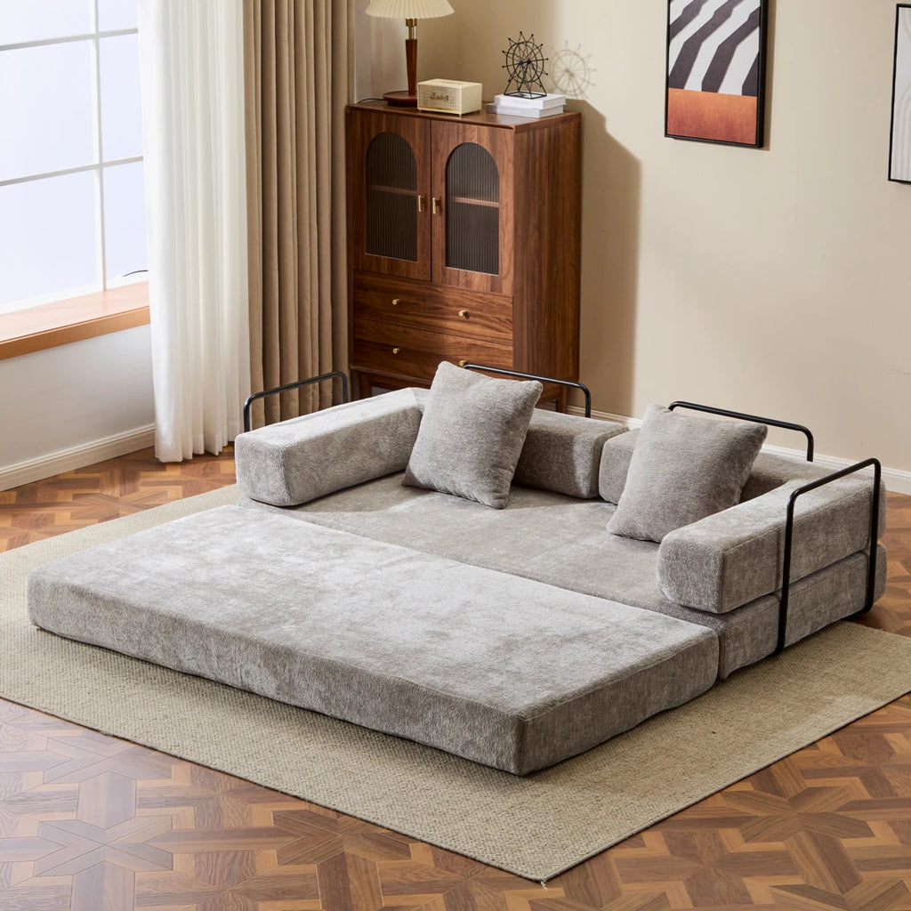 US Ready Stock Compressed Sofa Bed Foldable Sofa in a Box Fast Delivery Living Room Furniture Space Saving No Waiting