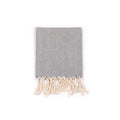 Handwoven Table Linen Peskir Spade | Dark Grey