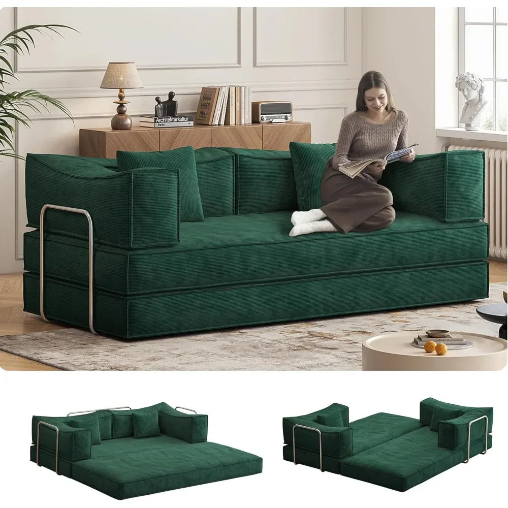 Custom Size Contemporary Convertible Extendable Sleeper Sofa-Low Price 3-Seater Living Room Small MOQ 1 Piece Dropshipping
